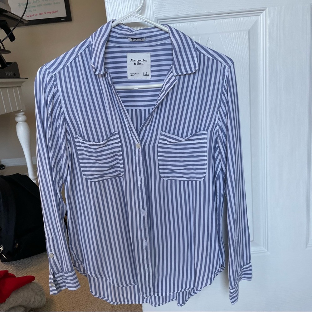 Abercrombie boyfriend button down